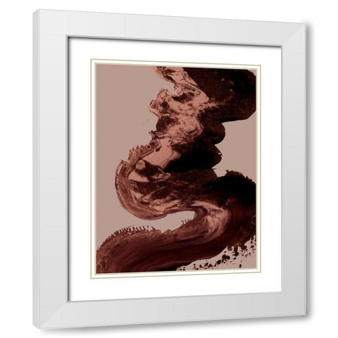 Pursue White Modern Wood Framed Art Print with Double Matting by Urban Road