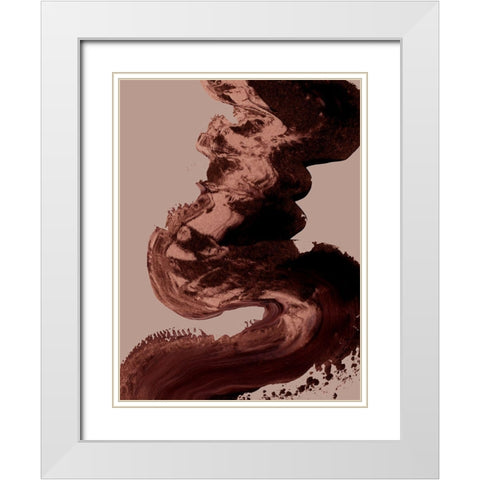 Pursue White Modern Wood Framed Art Print with Double Matting by Urban Road