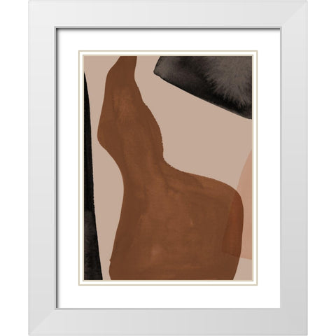 Adorn White Modern Wood Framed Art Print with Double Matting by Urban Road