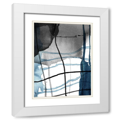 Perpetual Winter White Modern Wood Framed Art Print with Double Matting by Urban Road