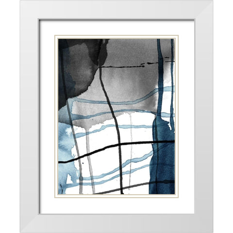 Perpetual Winter White Modern Wood Framed Art Print with Double Matting by Urban Road