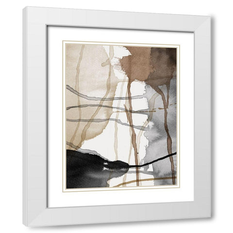 Eternal Autumn White Modern Wood Framed Art Print with Double Matting by Urban Road