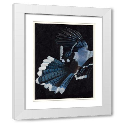 Perch White Modern Wood Framed Art Print with Double Matting by Urban Road