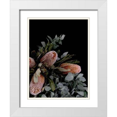 Botany White Modern Wood Framed Art Print with Double Matting by Urban Road