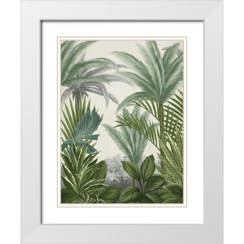 Las Palmas I White Modern Wood Framed Art Print with Double Matting by Urban Road