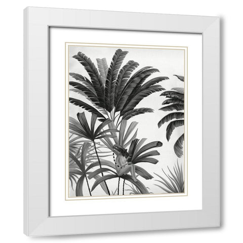 Dominica I White Modern Wood Framed Art Print with Double Matting by Urban Road