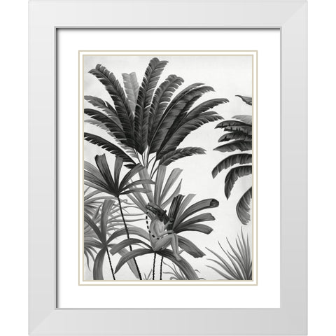 Dominica I White Modern Wood Framed Art Print with Double Matting by Urban Road