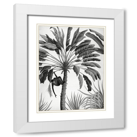 Dominica II White Modern Wood Framed Art Print with Double Matting by Urban Road