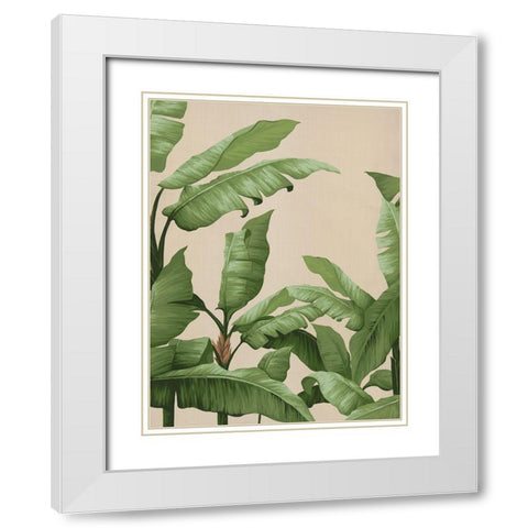 Panama I White Modern Wood Framed Art Print with Double Matting by Urban Road