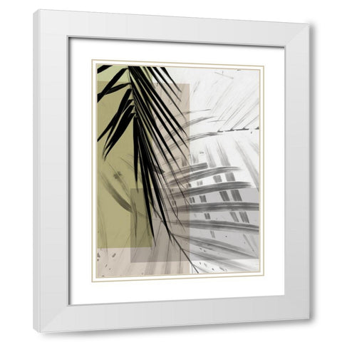 Plantation I White Modern Wood Framed Art Print with Double Matting by Urban Road