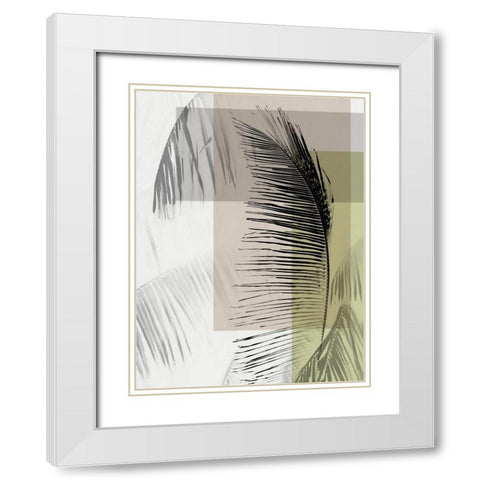 Plantation II White Modern Wood Framed Art Print with Double Matting by Urban Road