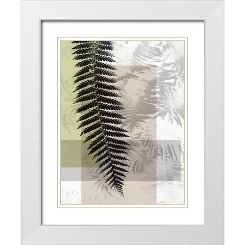 Plantation III White Modern Wood Framed Art Print with Double Matting by Urban Road