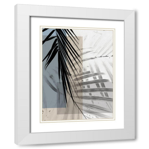 Havana I White Modern Wood Framed Art Print with Double Matting by Urban Road