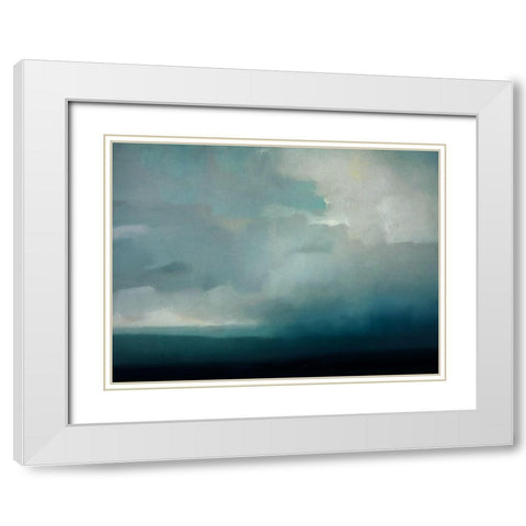 Bellenden Ker White Modern Wood Framed Art Print with Double Matting by Urban Road