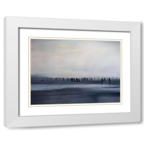 Sound of SIlence White Modern Wood Framed Art Print with Double Matting by Urban Road