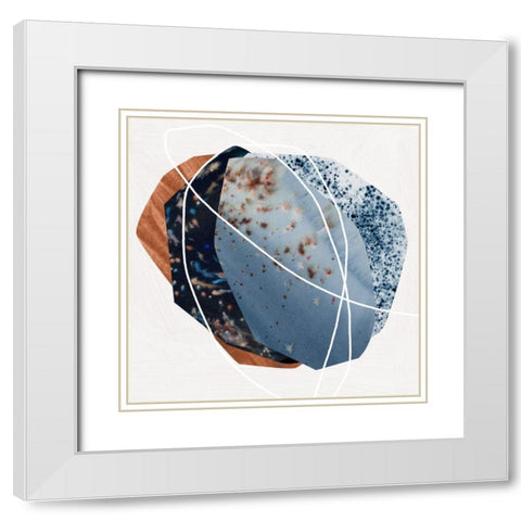 Zircon White Modern Wood Framed Art Print with Double Matting by Urban Road