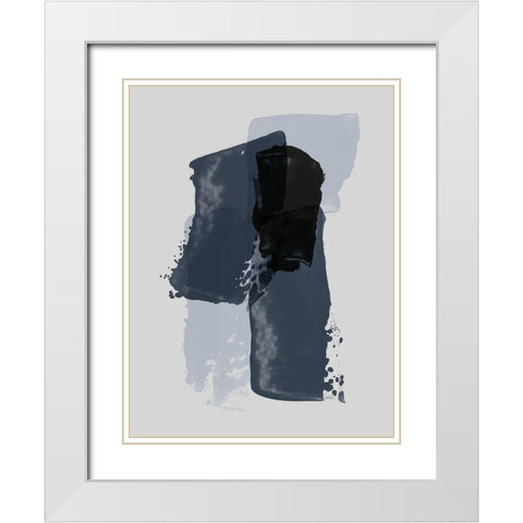 Contrast Cerulean Poster White Modern Wood Framed Art Print with Double Matting by Urban Road