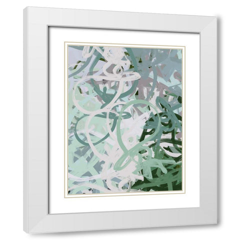 Meadow Poster White Modern Wood Framed Art Print with Double Matting by Urban Road