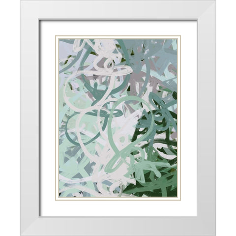 Meadow Poster White Modern Wood Framed Art Print with Double Matting by Urban Road