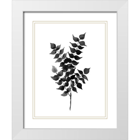 Cedar Black Poster White Modern Wood Framed Art Print with Double Matting by Urban Road