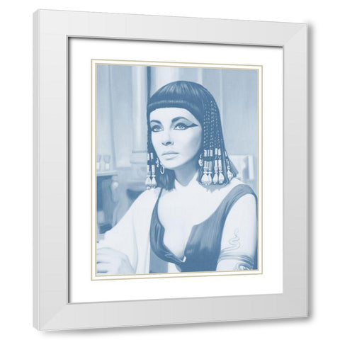 Cleopatra Dusk Poster White Modern Wood Framed Art Print with Double Matting by Urban Road