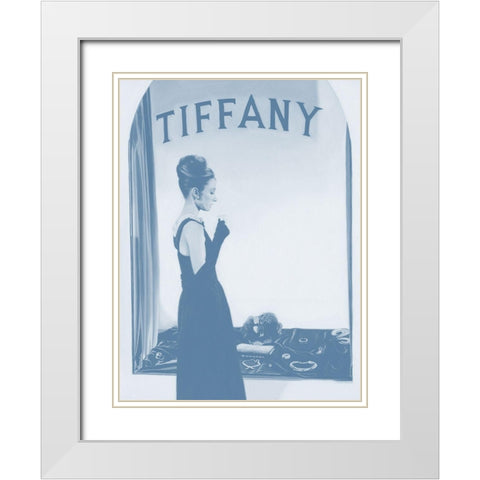 Tiffany Dusk Poster White Modern Wood Framed Art Print with Double Matting by Urban Road