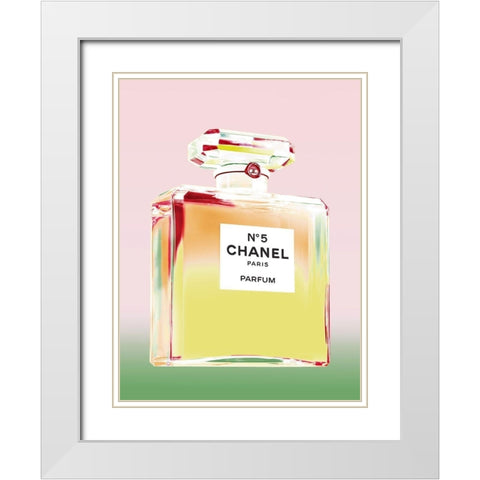 Coco Yellow Poster White Modern Wood Framed Art Print with Double Matting by Urban Road