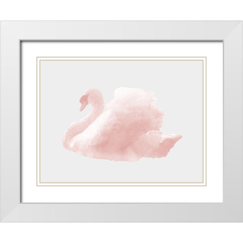 Fairy Floss Poster White Modern Wood Framed Art Print with Double Matting by Urban Road