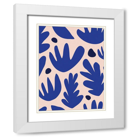 Bluebell Poster White Modern Wood Framed Art Print with Double Matting by Urban Road