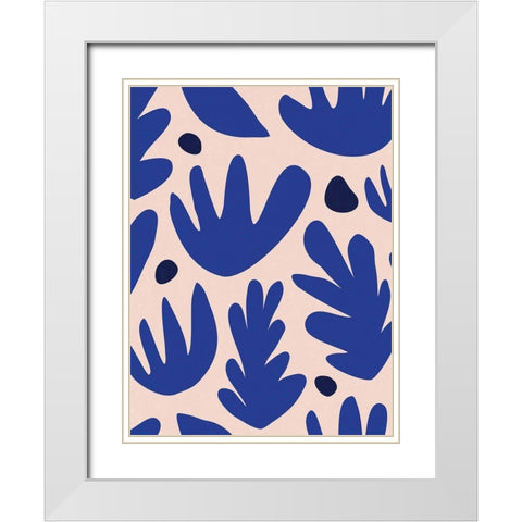 Bluebell Poster White Modern Wood Framed Art Print with Double Matting by Urban Road