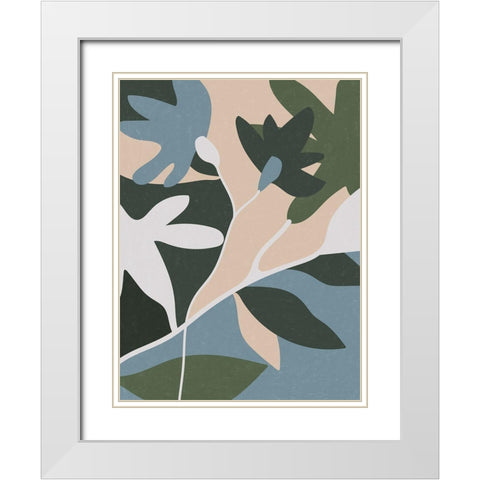 Garden Party Poster White Modern Wood Framed Art Print with Double Matting by Urban Road