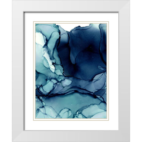 Blueberry I Poster White Modern Wood Framed Art Print with Double Matting by Urban Road