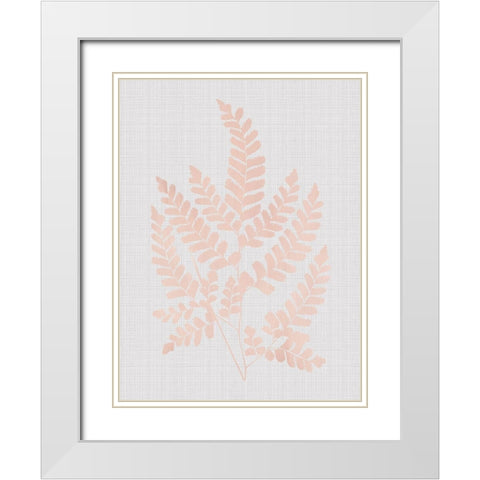 Chestnut Blush Poster White Modern Wood Framed Art Print with Double Matting by Urban Road
