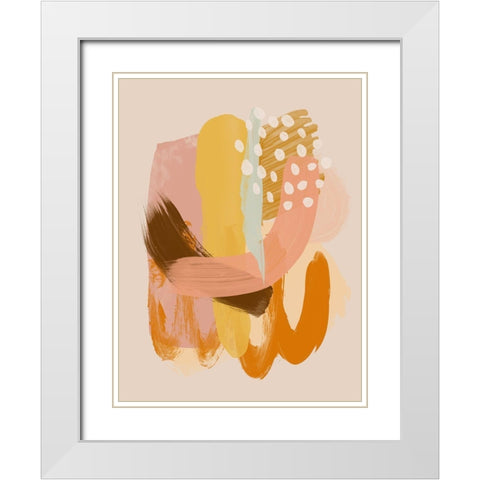 A Golden Mood Poster White Modern Wood Framed Art Print with Double Matting by Urban Road