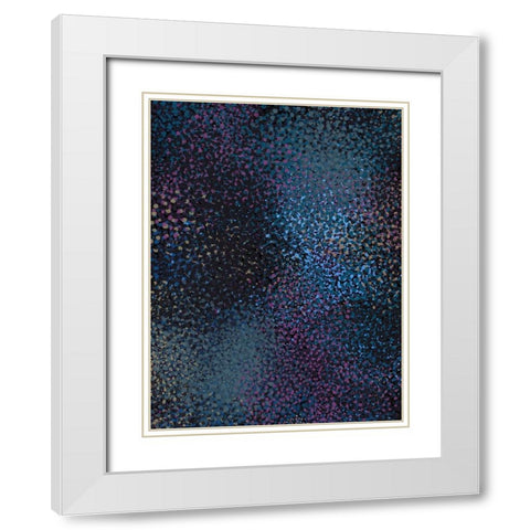 Starry Sky Poster White Modern Wood Framed Art Print with Double Matting by Urban Road