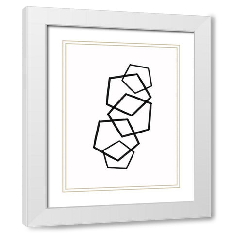 Invert Poster White Modern Wood Framed Art Print with Double Matting by Urban Road