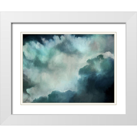 Transcend - Charged White Modern Wood Framed Art Print with Double Matting by Urban Road