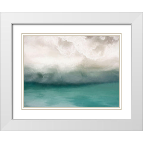 Transcend - The Wait White Modern Wood Framed Art Print with Double Matting by Urban Road