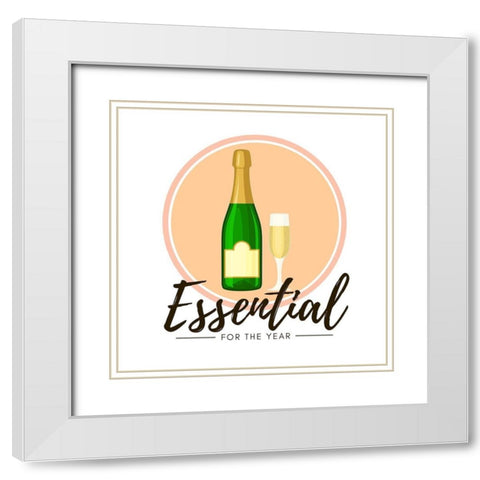 Artsy Quotes Quote: Essential Champagne White Modern Wood Framed Art Print with Double Matting by ArtsyQuotes