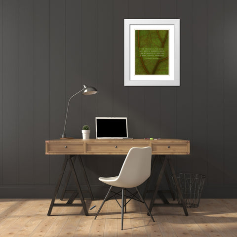 Clarence Blasier Quote: Obstacles White Modern Wood Framed Art Print with Double Matting by ArtsyQuotes