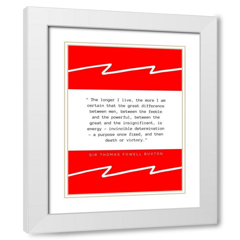 Sir Thomas Fowell Buxton Quote: Between Men White Modern Wood Framed Art Print with Double Matting by ArtsyQuotes