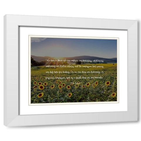 Bryan Stevenson Quote: We Have a Choice White Modern Wood Framed Art Print with Double Matting by ArtsyQuotes