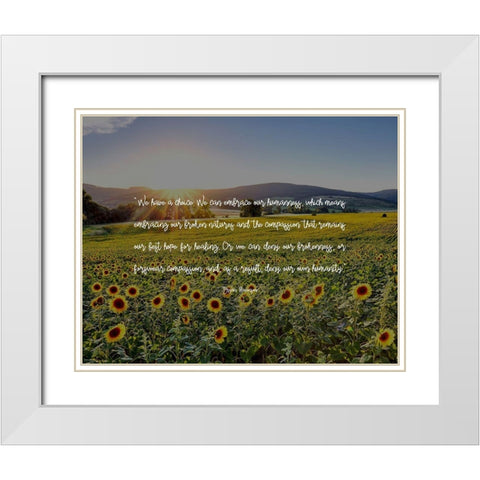 Bryan Stevenson Quote: We Have a Choice White Modern Wood Framed Art Print with Double Matting by ArtsyQuotes