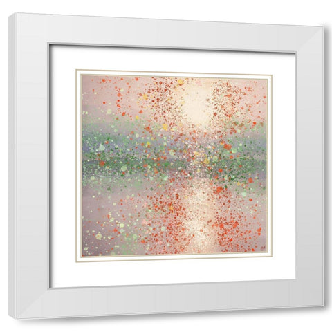 Lake Reflection III White Modern Wood Framed Art Print with Double Matting by Wiley, Marta