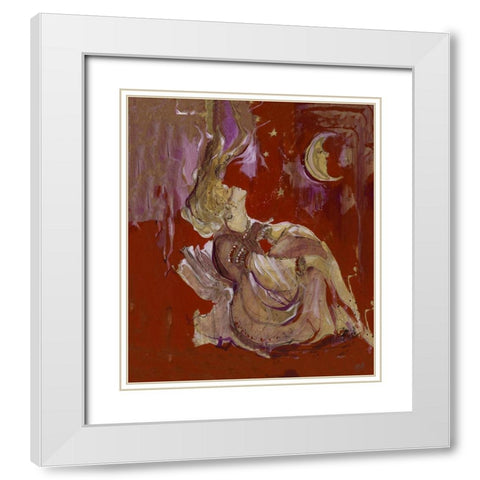 Dreams I White Modern Wood Framed Art Print with Double Matting by Wiley, Marta