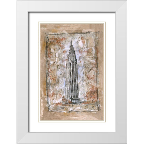 Hook White Modern Wood Framed Art Print with Double Matting by Wiley, Marta