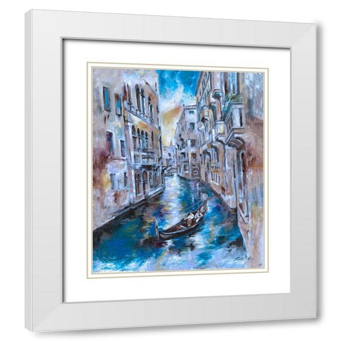 Italy I White Modern Wood Framed Art Print with Double Matting by Wiley, Marta