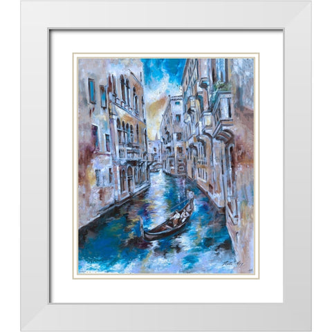 Italy I White Modern Wood Framed Art Print with Double Matting by Wiley, Marta