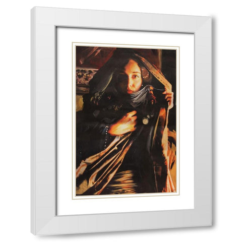 Wiley Sisters- Marta Wiley White Modern Wood Framed Art Print with Double Matting by Wiley, Marta