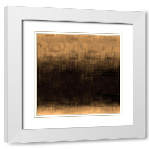 Sepia Abstract White Modern Wood Framed Art Print with Double Matting by Wiley, Marta